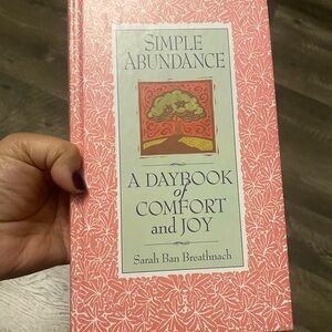 Simple Abundance Book - Pink Cover